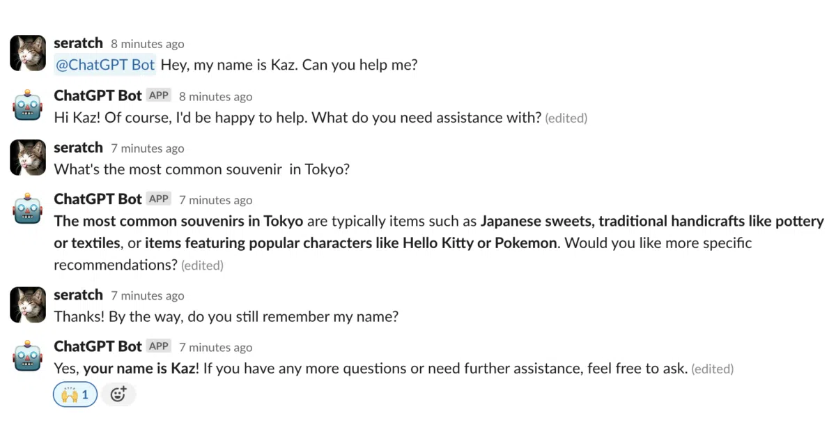 ChatGPT-in-Slack