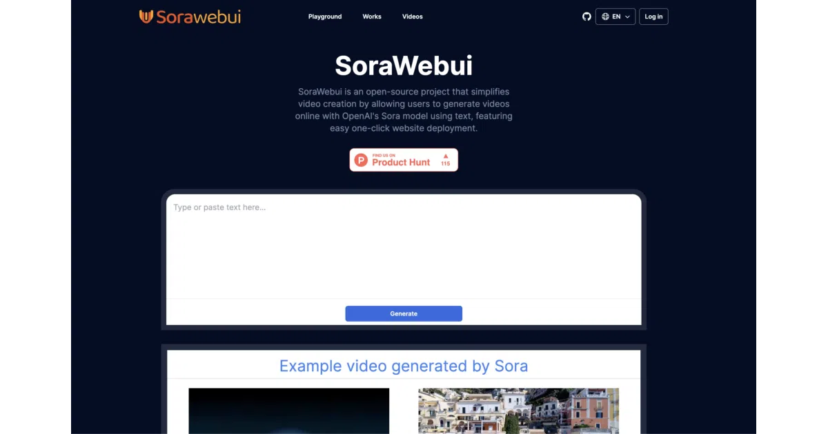 SoraWebui