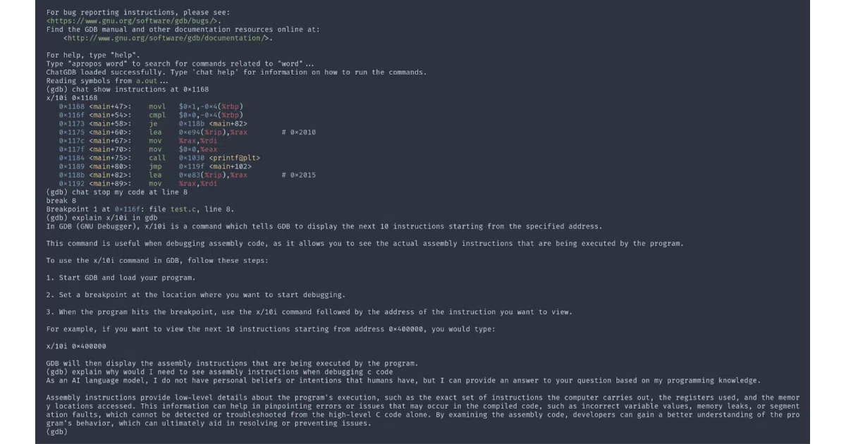 ChatGDB