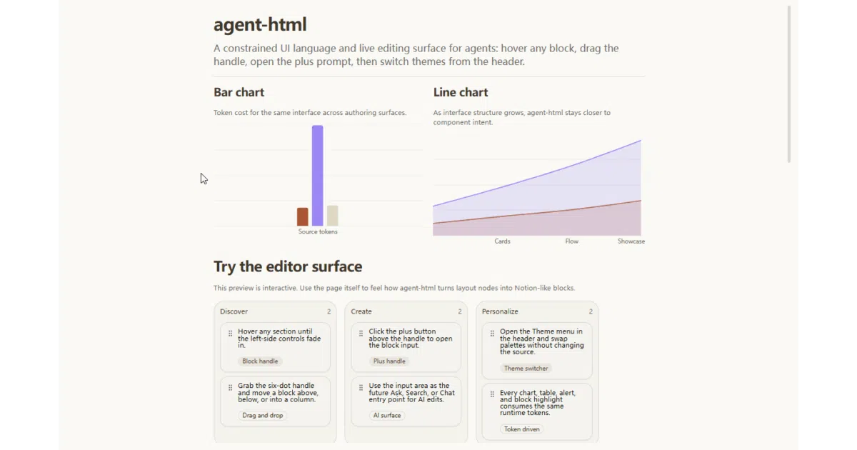 Agent-HTML