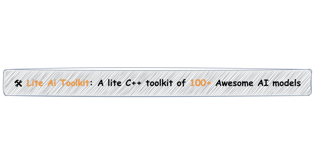 lite.ai.toolkit