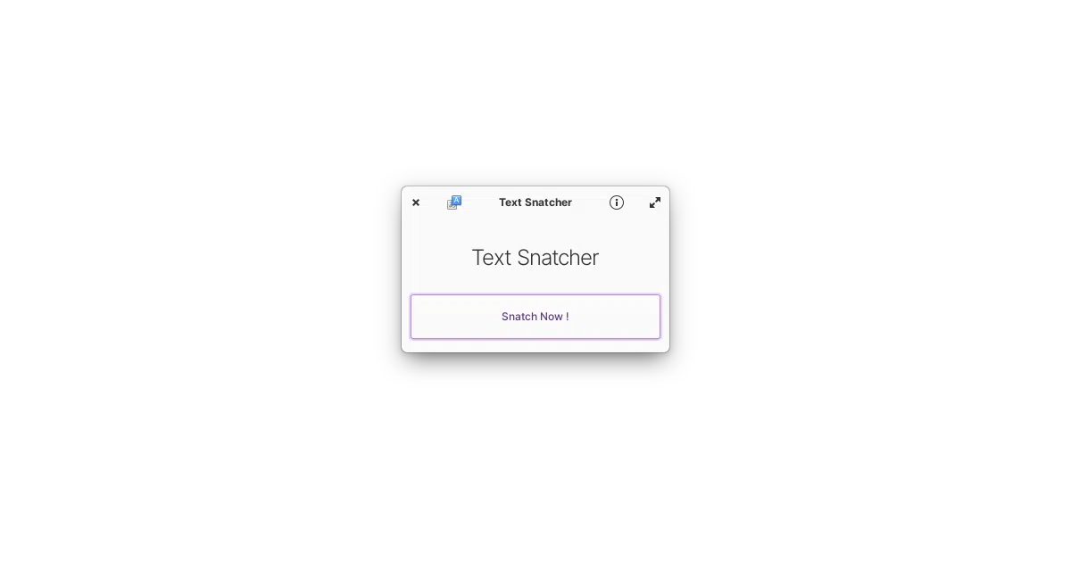 TextSnatcher