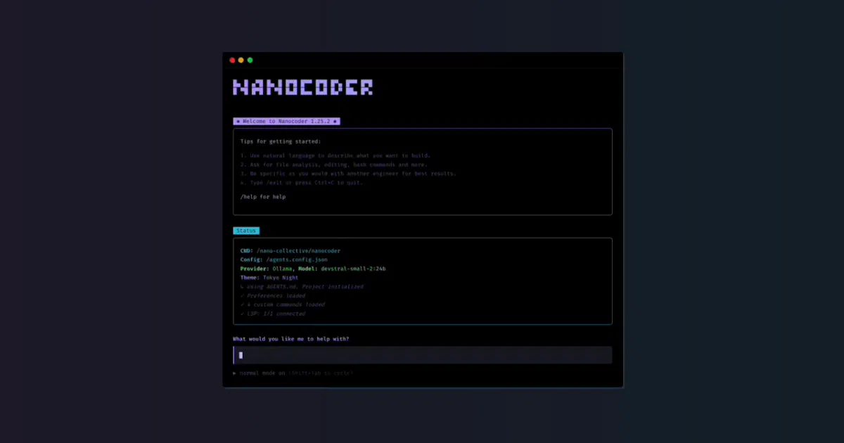 nanocoder