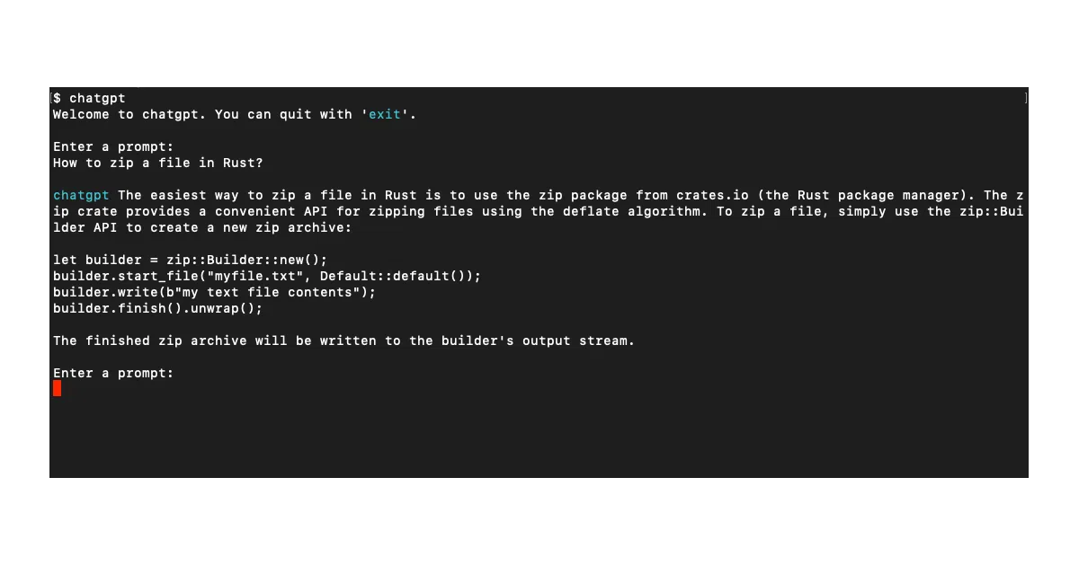 chatGPT-shell-cli