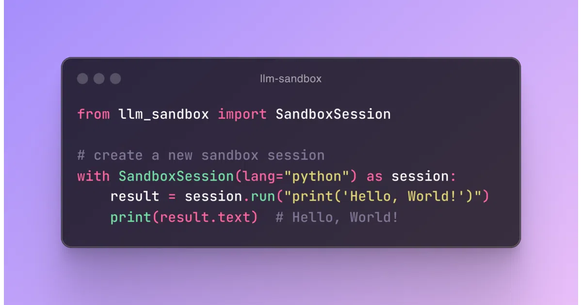 llm-sandbox