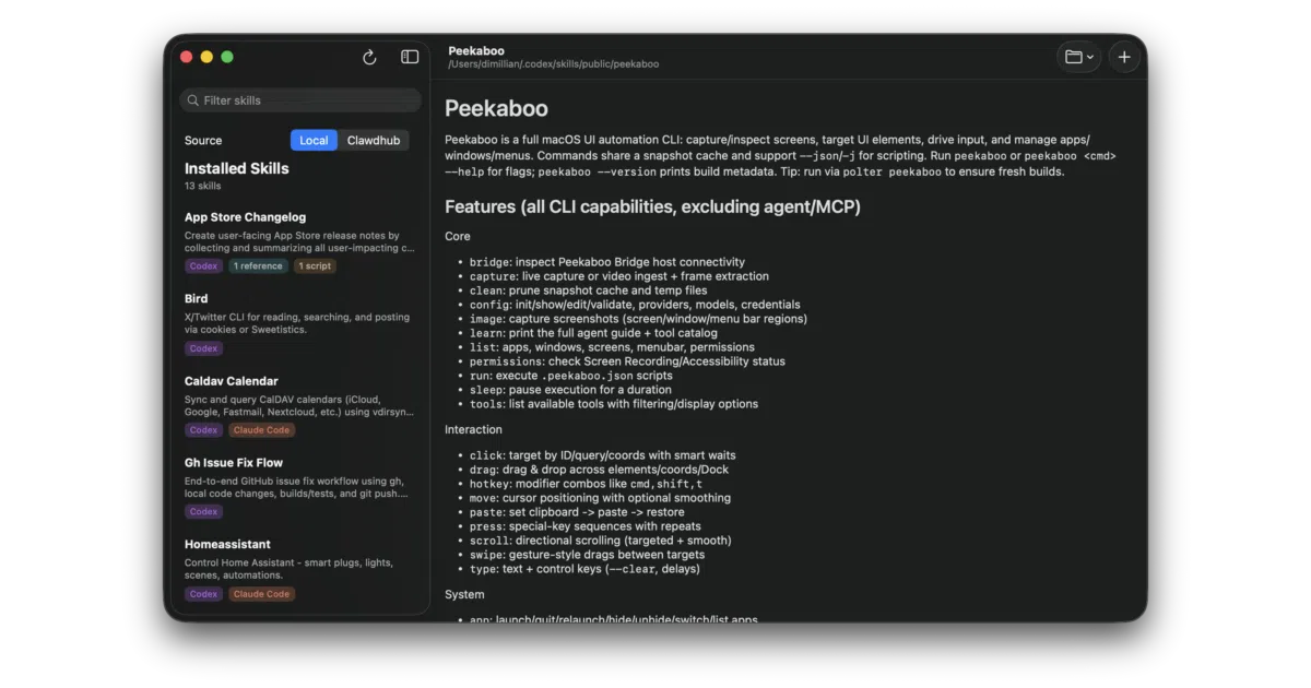 CodexSkillManager