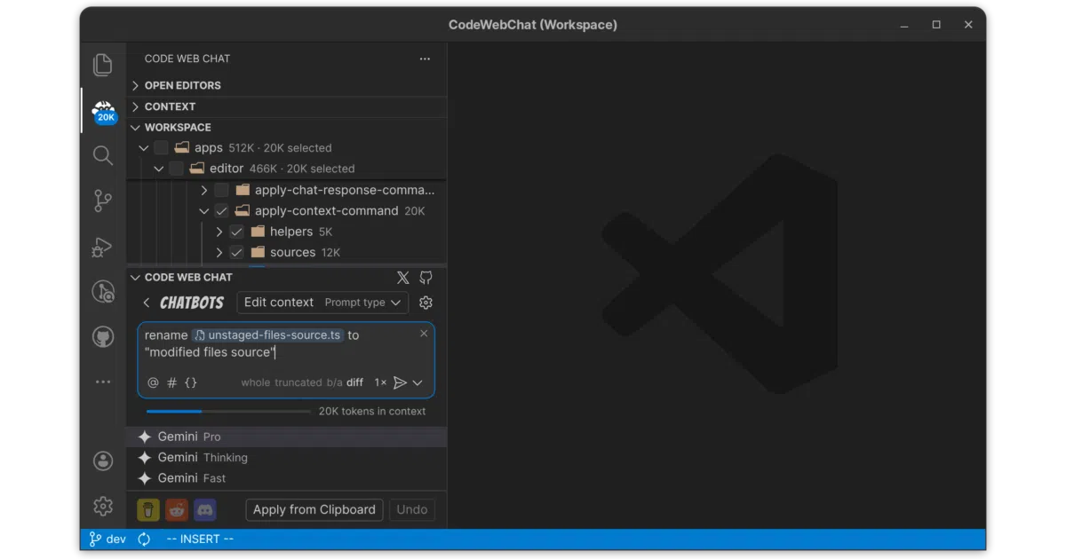 CodeWebChat