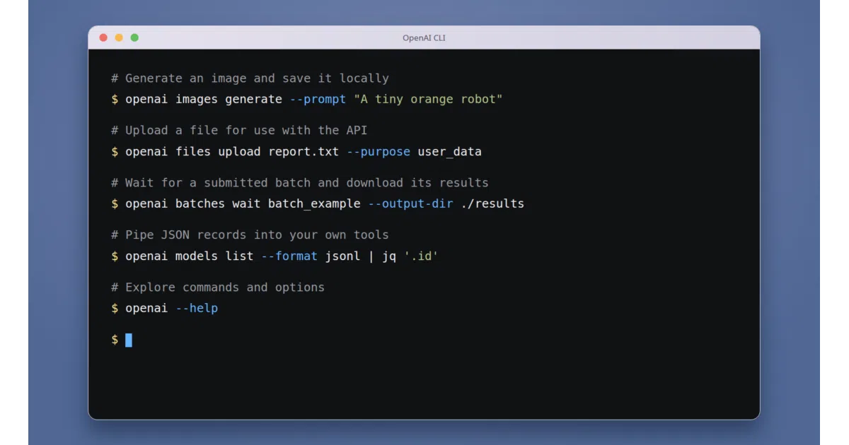 openai-cli