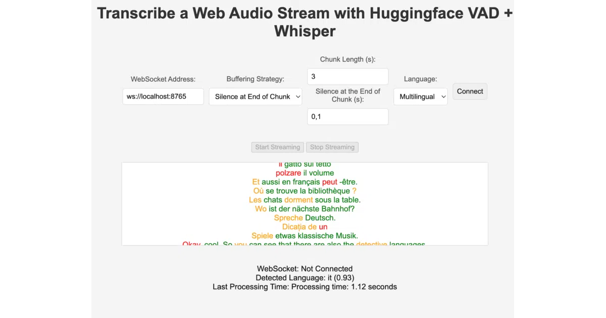 VoiceStreamAI