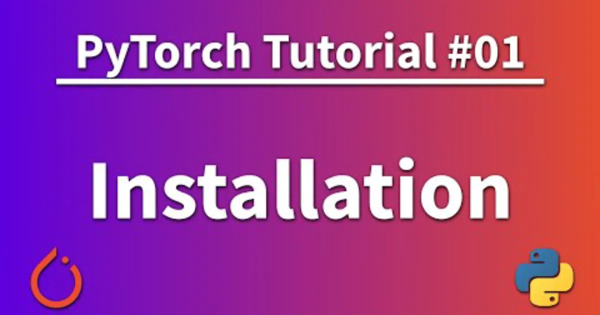 pytorchTutorial