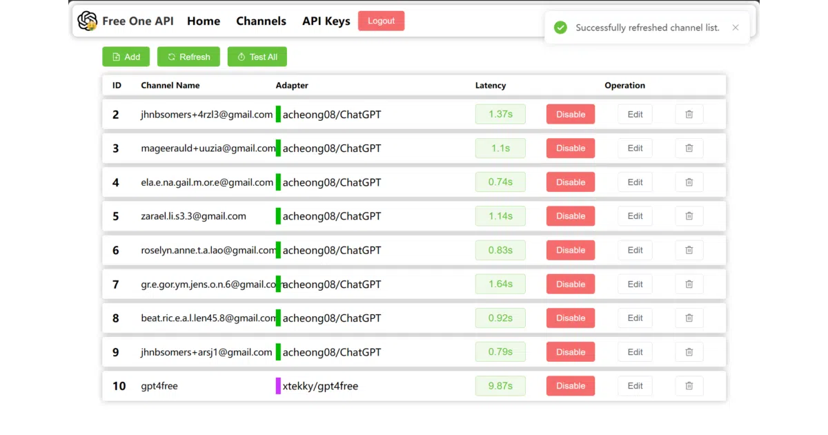 free-one-api