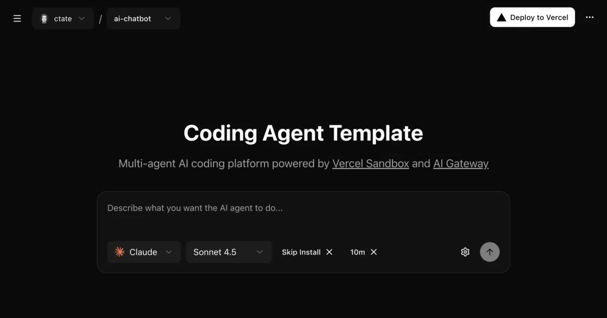 coding-agent-template