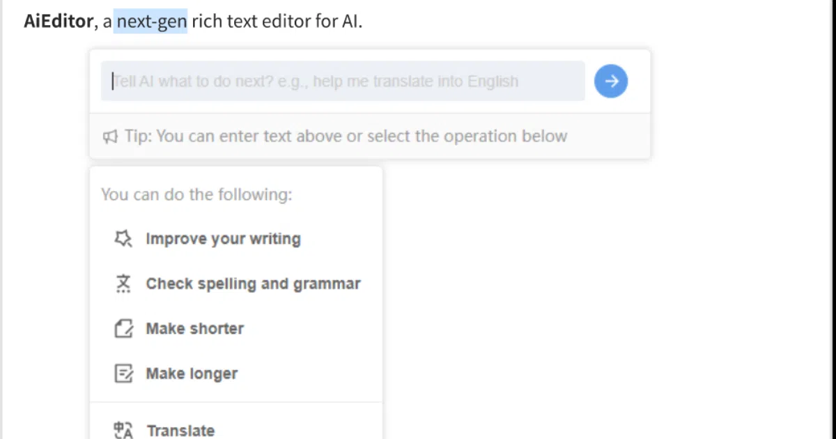 AiEditor
