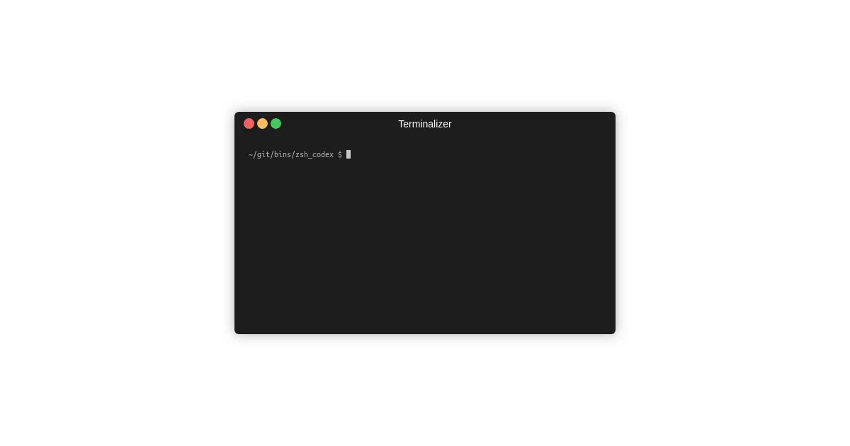 zsh_codex